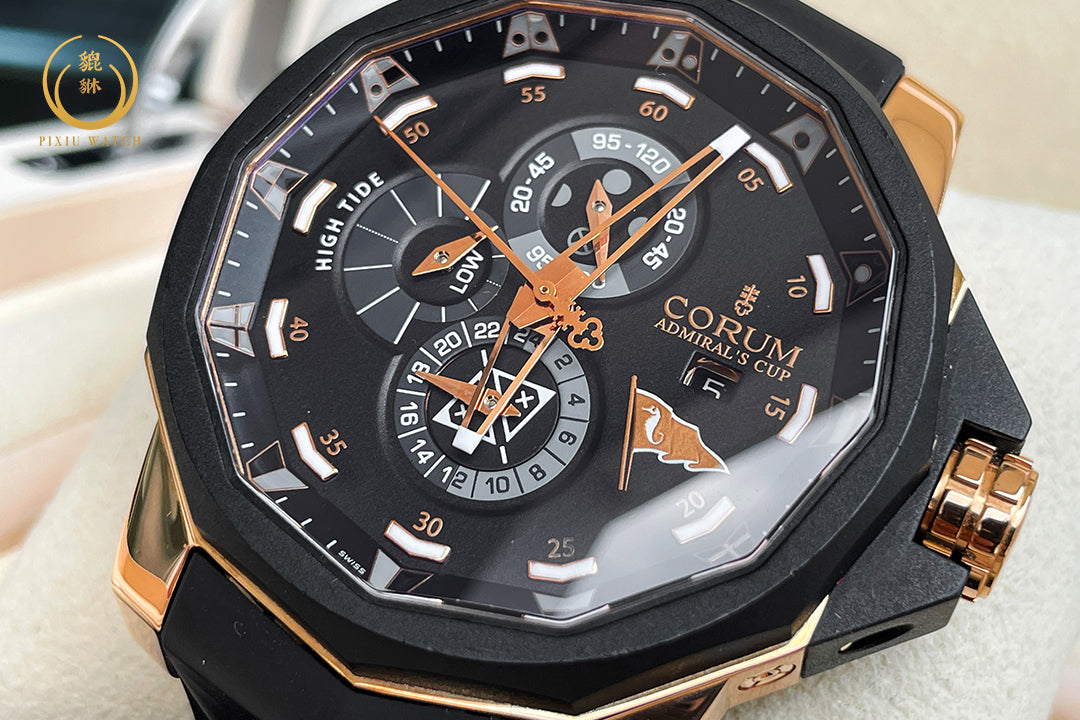 Corum Admiral’s Cup IATE Clube De Santos Pink Gold Limited 65 Pcs.
