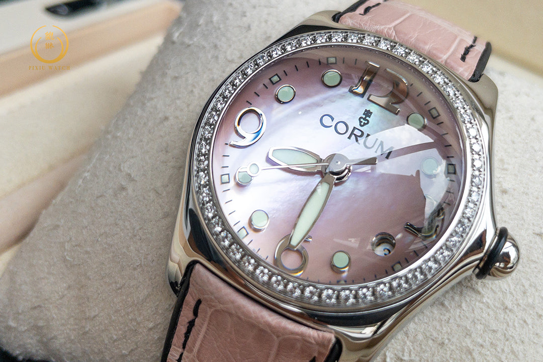 “NOS” Corum Bubble Diamonds MOP Dail