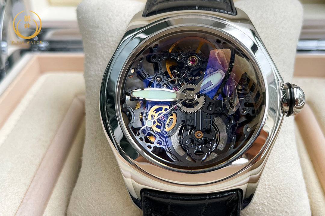Corum Bubble Black Skeleton