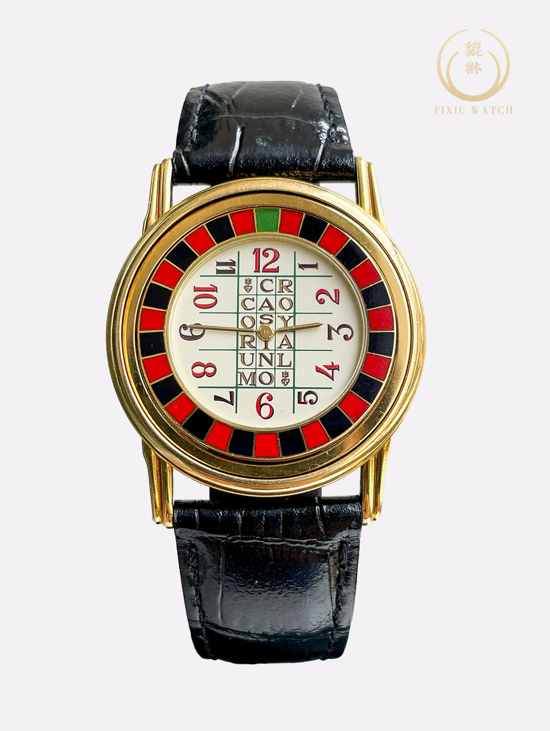 Corum Vintage Casino Royal Quartz 18K Yellow Gold