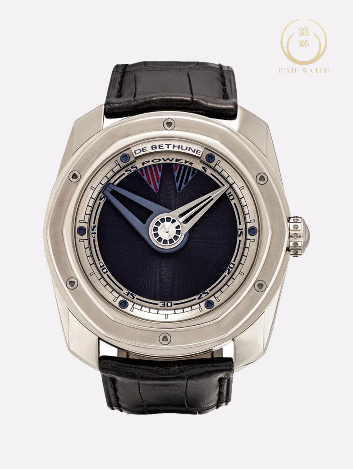 De Bethune DB22 Power Reserve 18K White Gold Black Dial Limited
