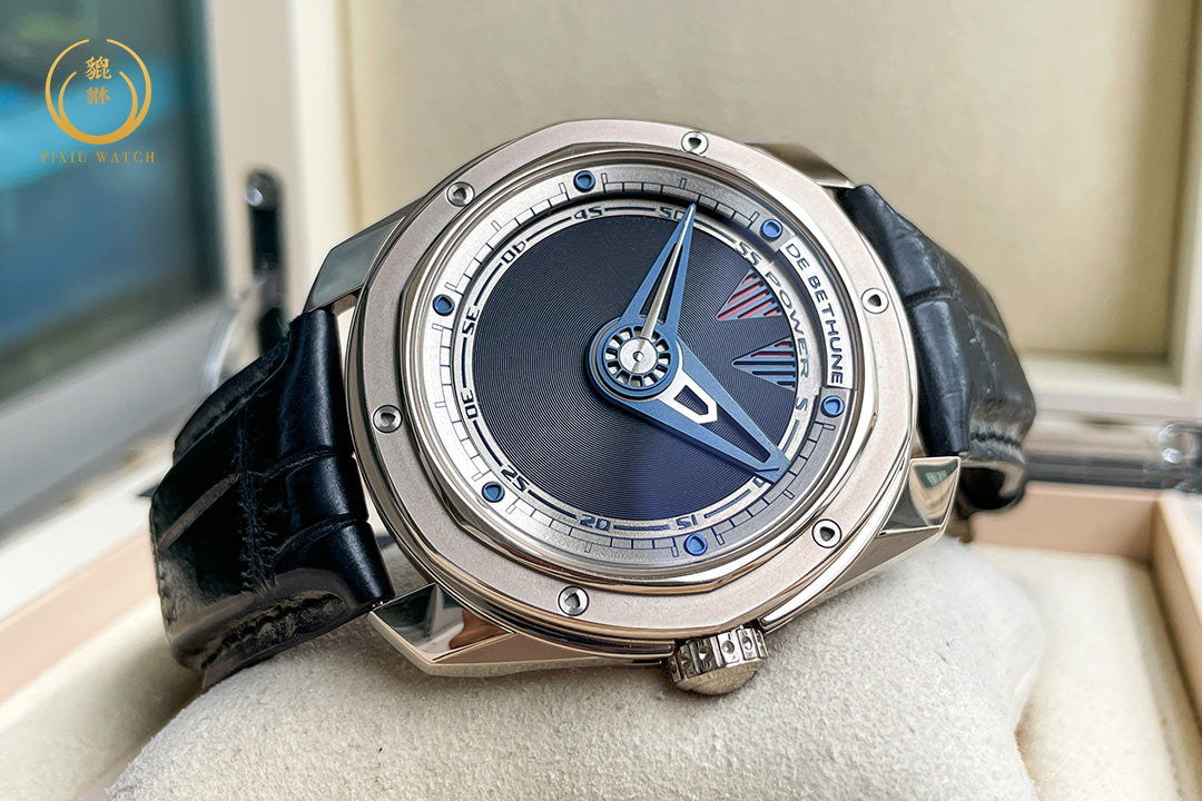 De Bethune DB22 Power Reserve 18K White Gold Black Dial Limited