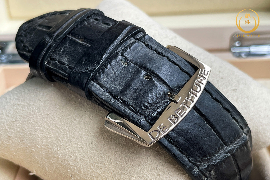 De Bethune DB22 Power Reserve 18K White Gold Black Dial Limited