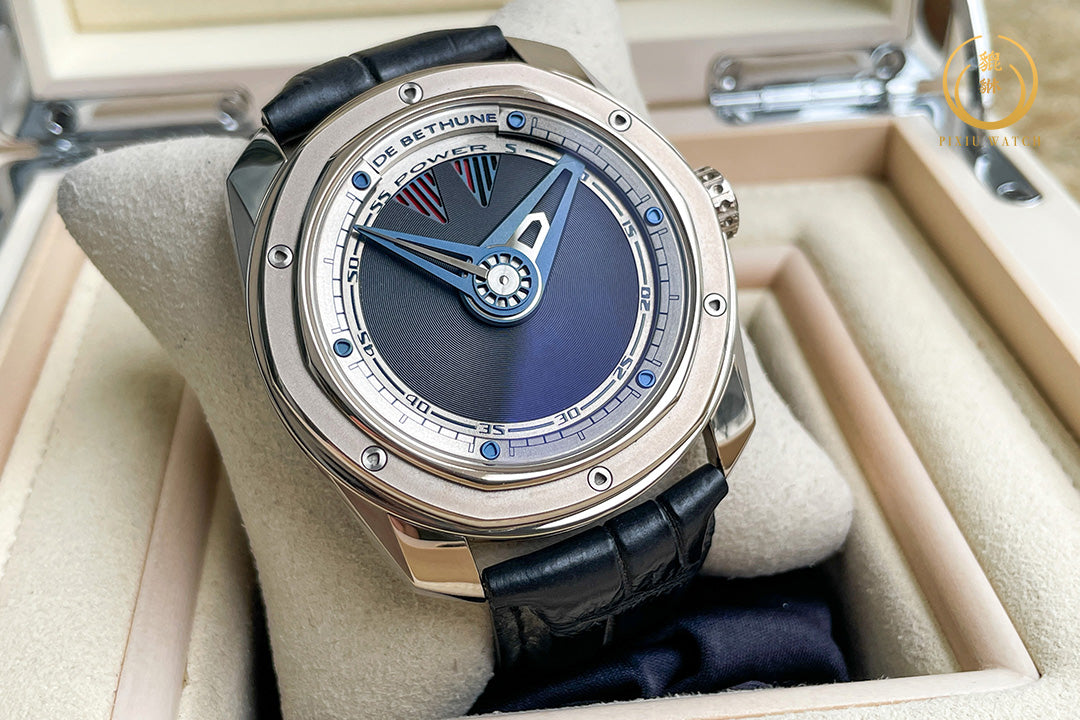 De Bethune DB22 Power Reserve 18K White Gold Black Dial Limited
