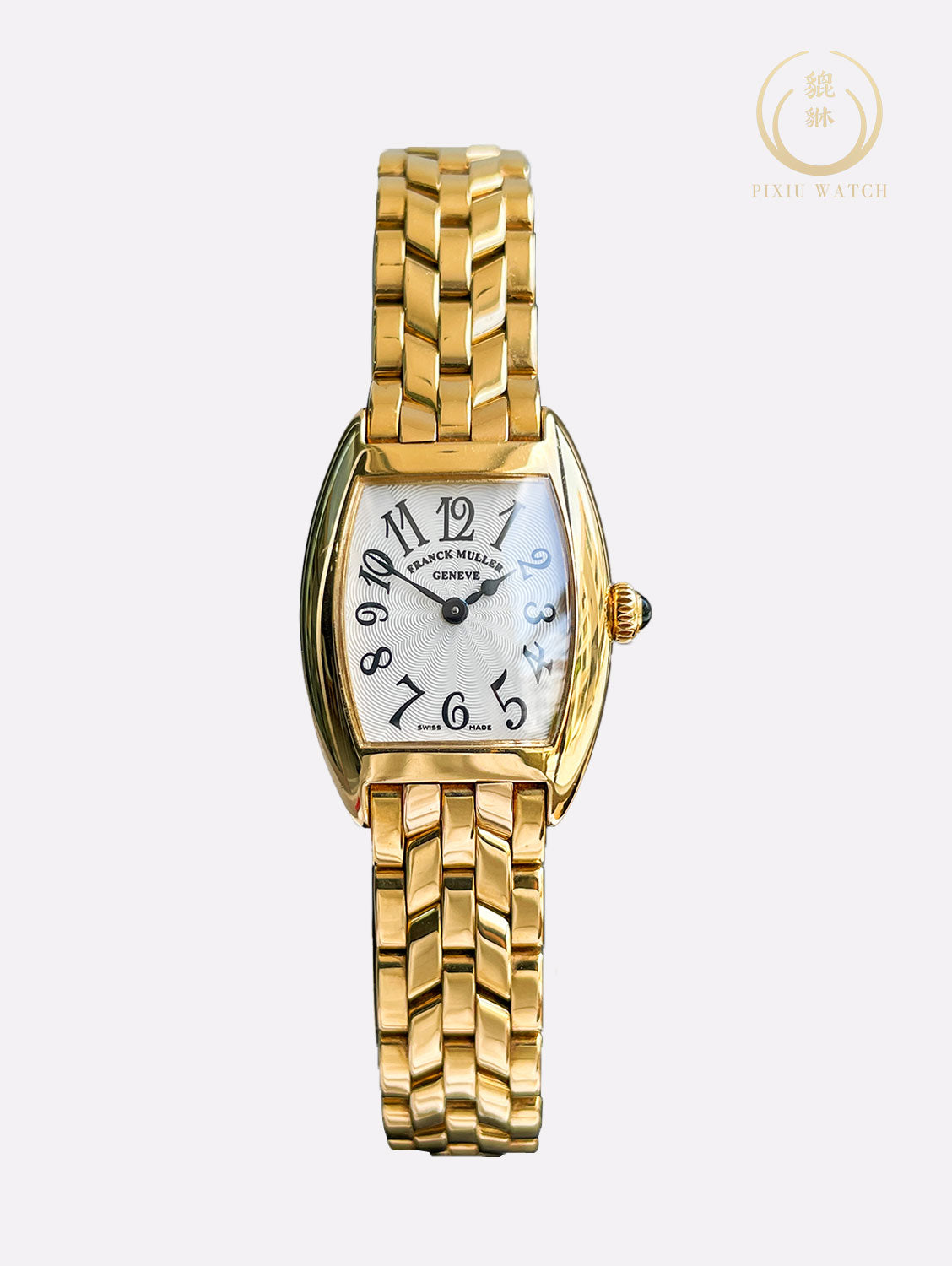 Franck Muller Cintree Curvex Lady 18K Yellow Gold
