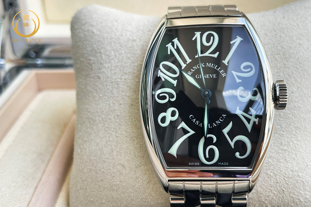 Franck Muller Casablanca 5850 C Black Dial Steel