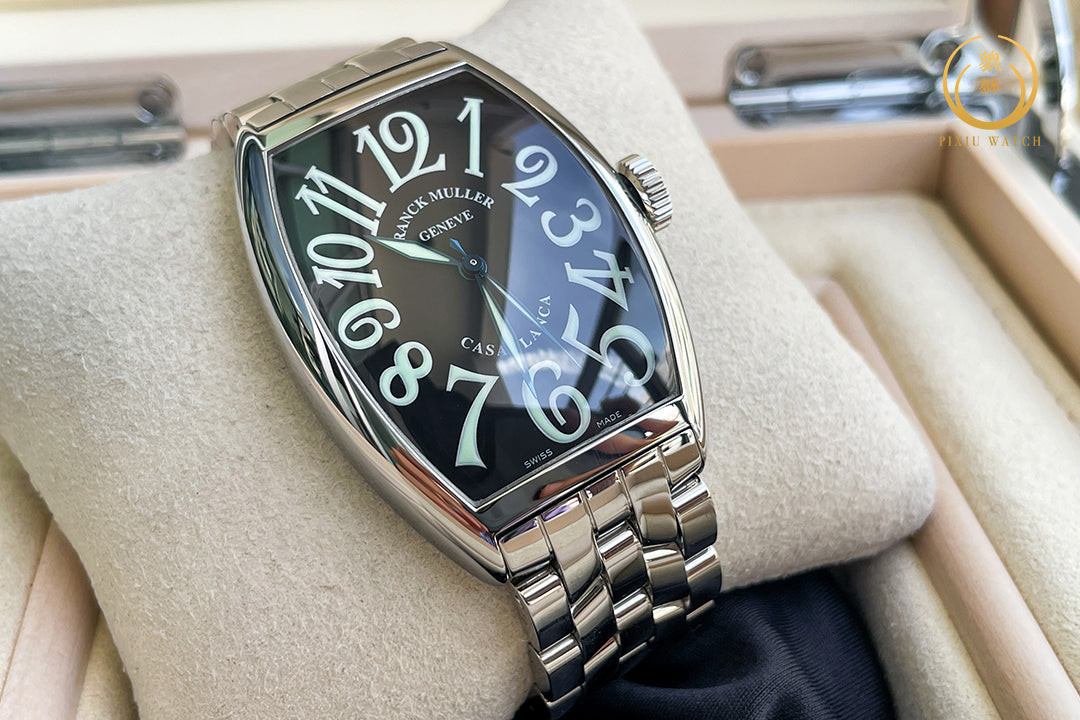 Franck Muller Casablanca 5850 C Black Dial Steel