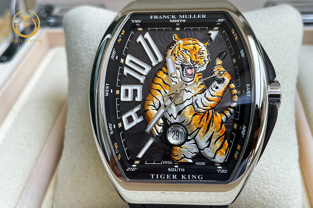 “ของใหม่” Franck Muller Vanguard Yachting V 45 “Tiger King” Limited