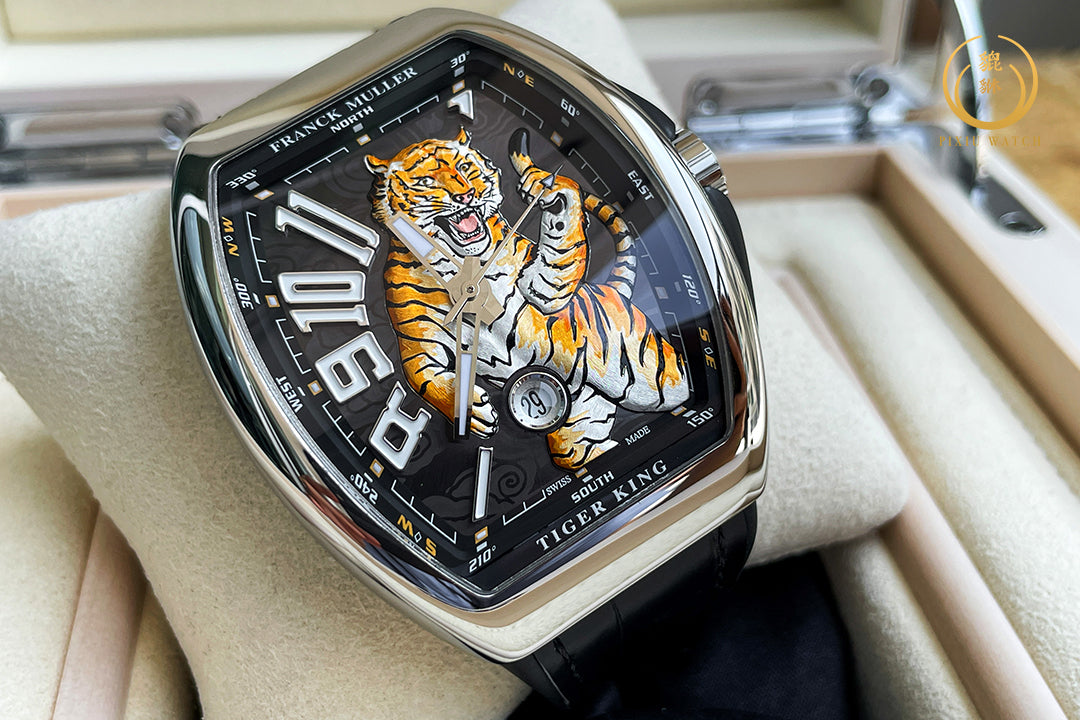 “ของใหม่” Franck Muller Vanguard Yachting V 45 “Tiger King” Limited
