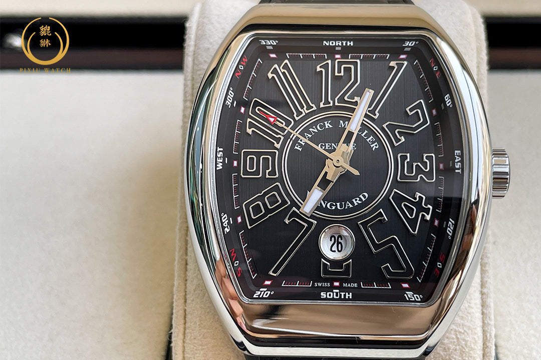 Franck Muller Vanguard Steel Black Dial