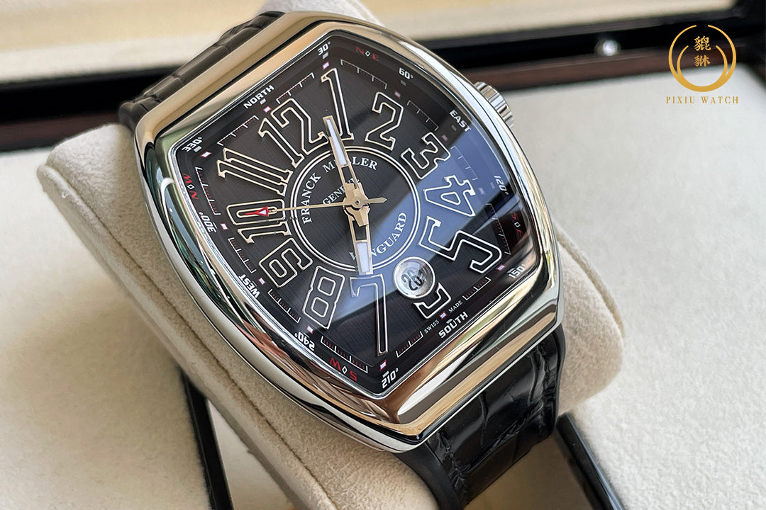 Franck Muller Vanguard Steel Black Dial
