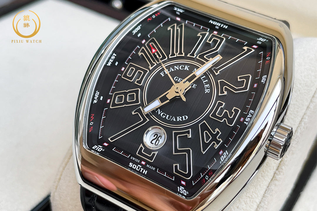 Franck Muller Vanguard Steel Black Dial