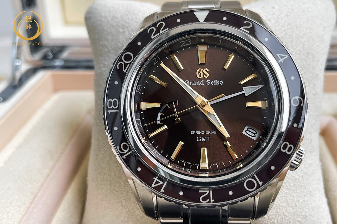 Grand Seiko Spring Drive GMT Champagne Diamond Limited 140 Pcs.