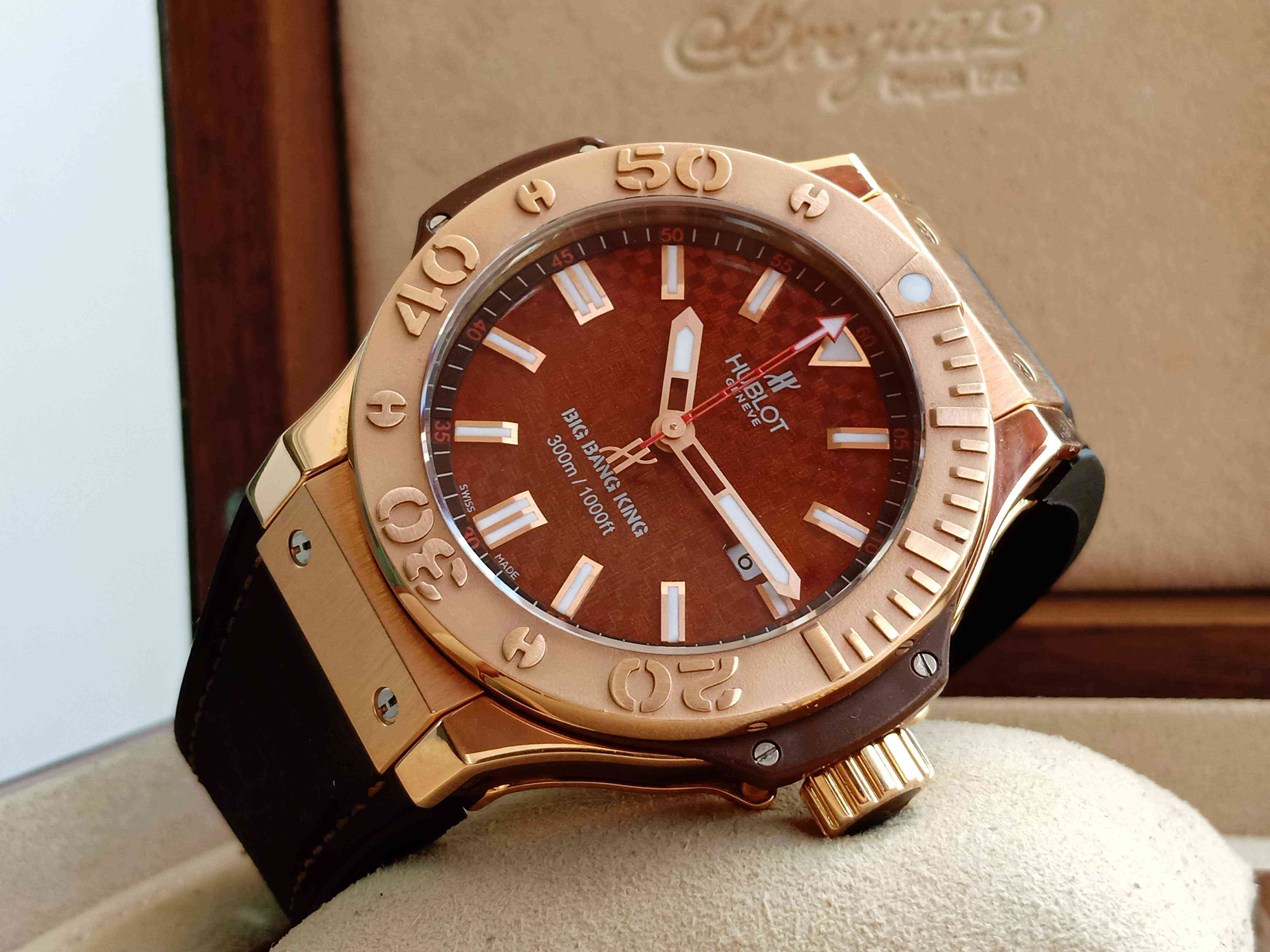 Hublot Big Bang King Rose Gold Chocolate Dial
