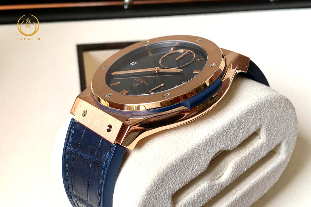 Hublot Classic Fusion King Gold Blue 8 Days