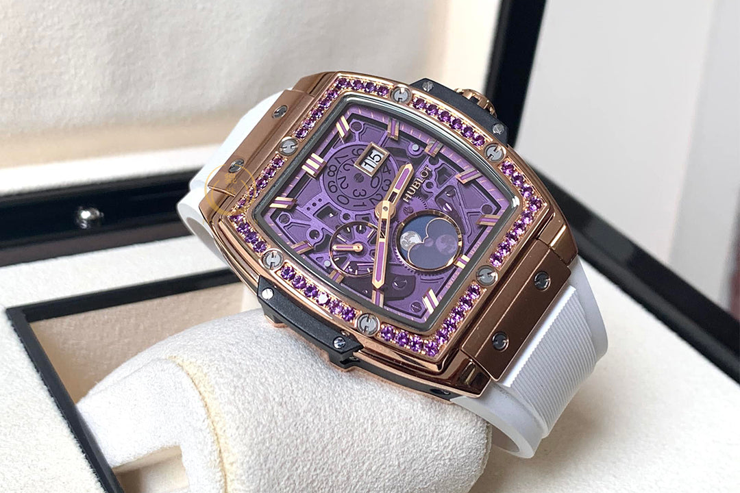Hublot Spirit of Big Bang Moonphase Purple Theme King Gold