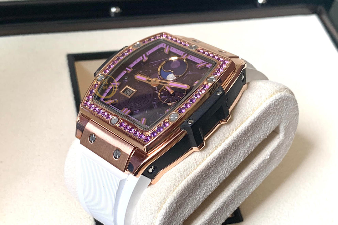 Hublot Spirit of Big Bang Moonphase Purple Theme King Gold