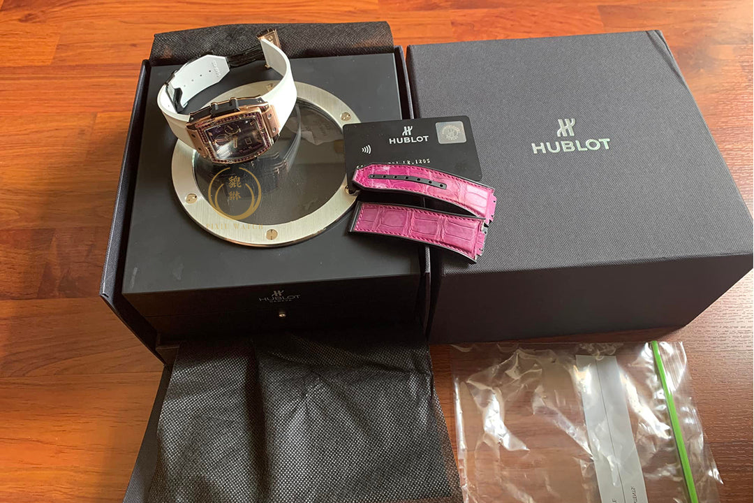Hublot Spirit of Big Bang Moonphase Purple Theme King Gold