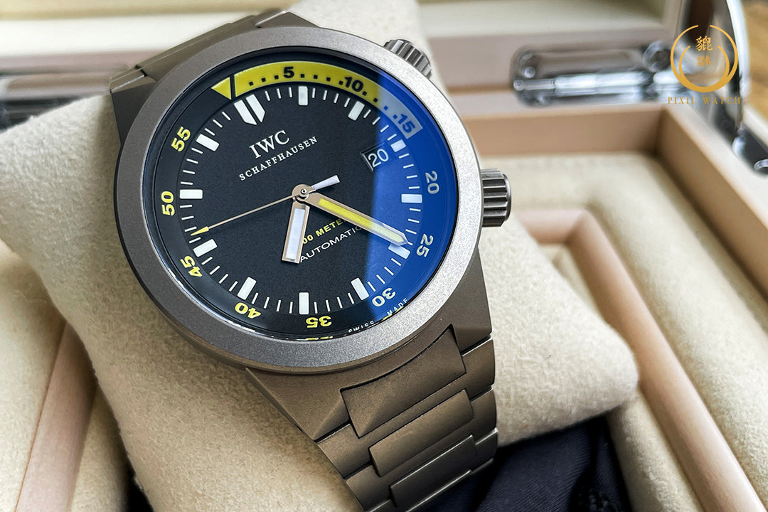 IWC Aquatimer 2000 Titanium IW353803 Black Yellow