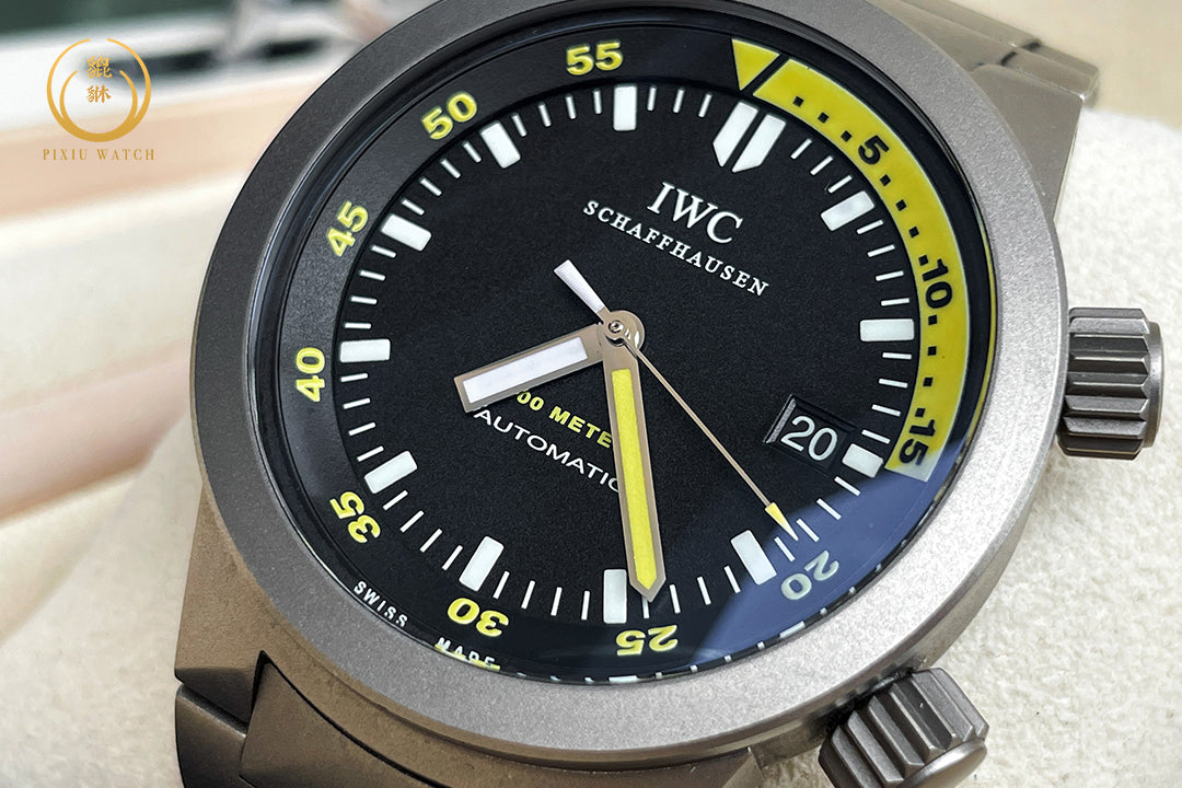 IWC Aquatimer 2000 Titanium IW353803 Black Yellow