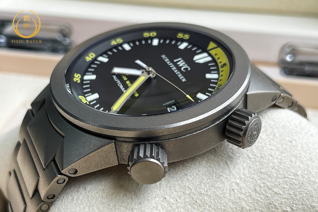 IWC Aquatimer 2000 Titanium IW353803 Black Yellow