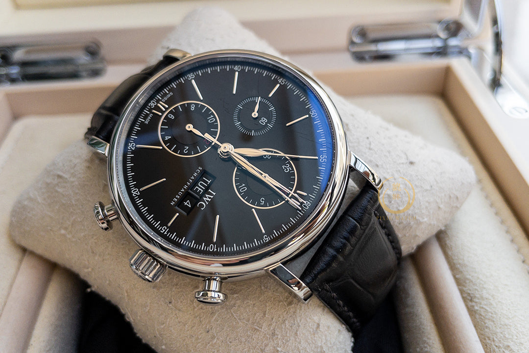 IWC Portofino IW391008 Chronograph Black Dial