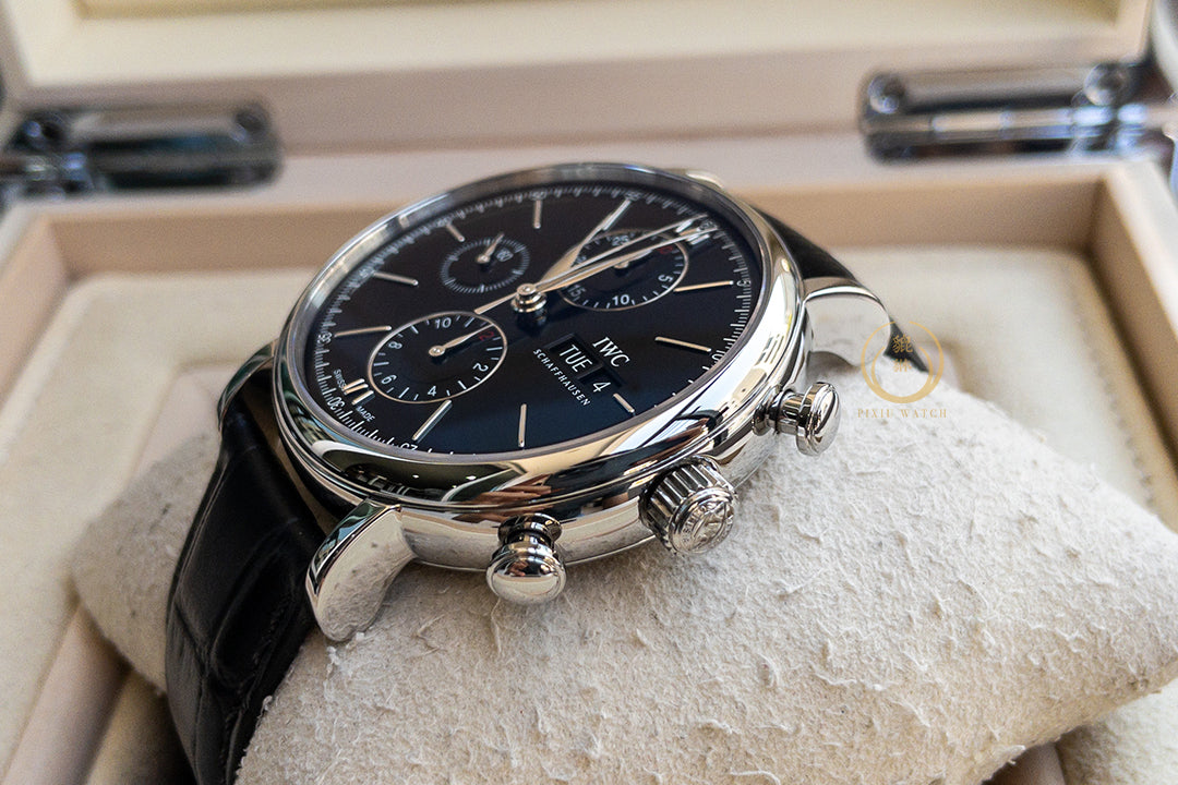 IWC Portofino IW391008 Chronograph Black Dial