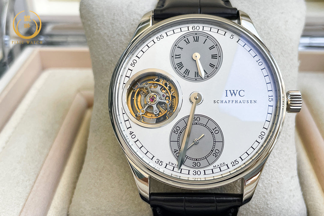 IWC Portuguese Regulateur Tourbillon IW5446-01 Platinum Limited 100 Pcs.