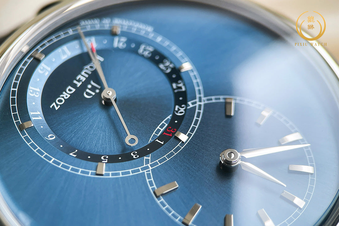 Jaquet Droz Grande Seconde Quantième Satin-Brushed Blue