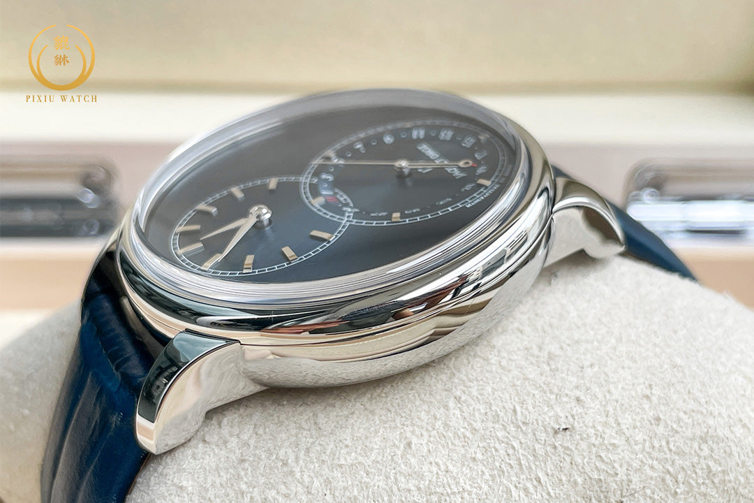 Jaquet Droz Grande Seconde Quantième Satin-Brushed Blue