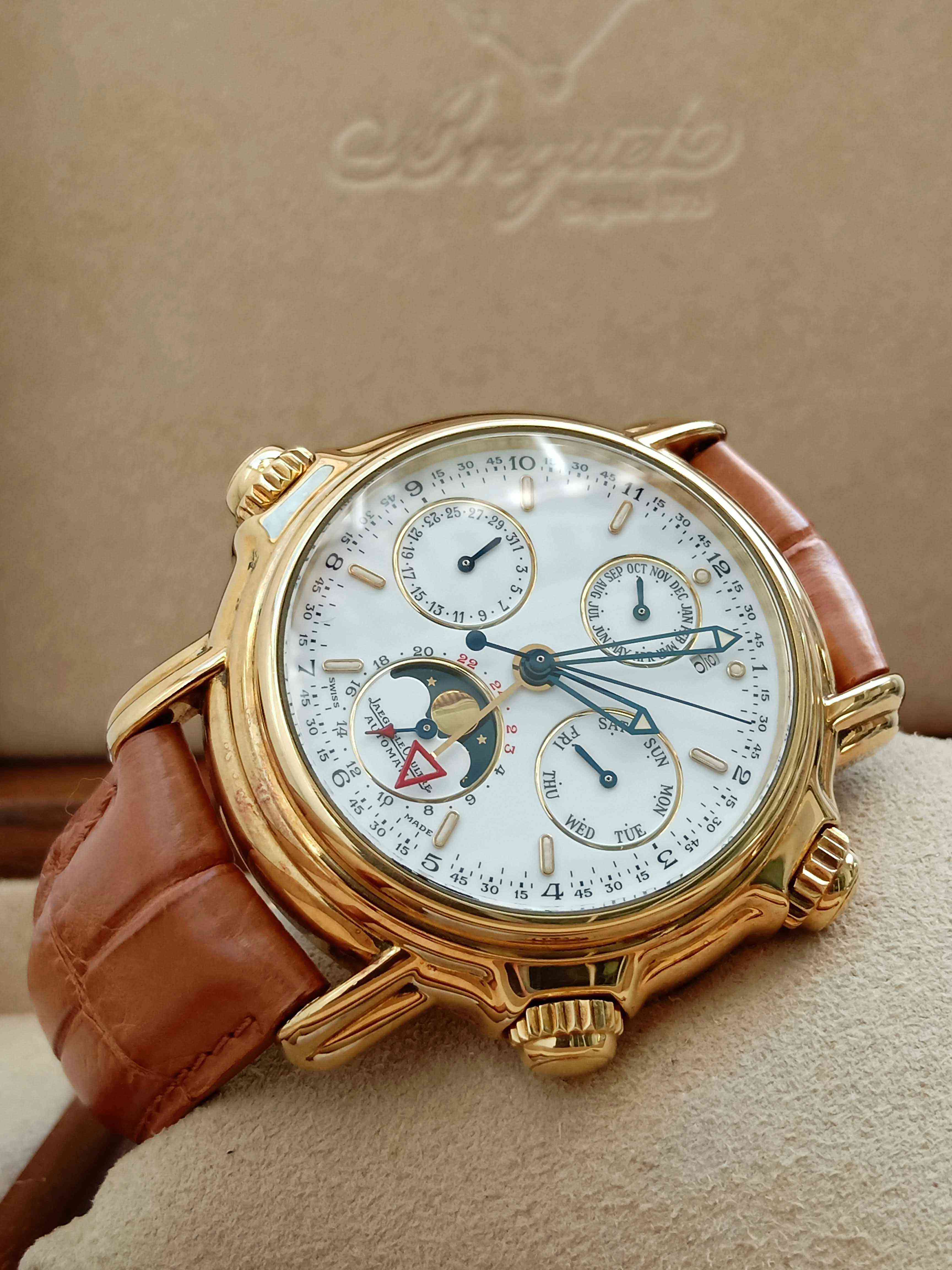 Jaeger LeCoultre Reveil Grande Perpetual Calendar Alarm 18K Rose Gold