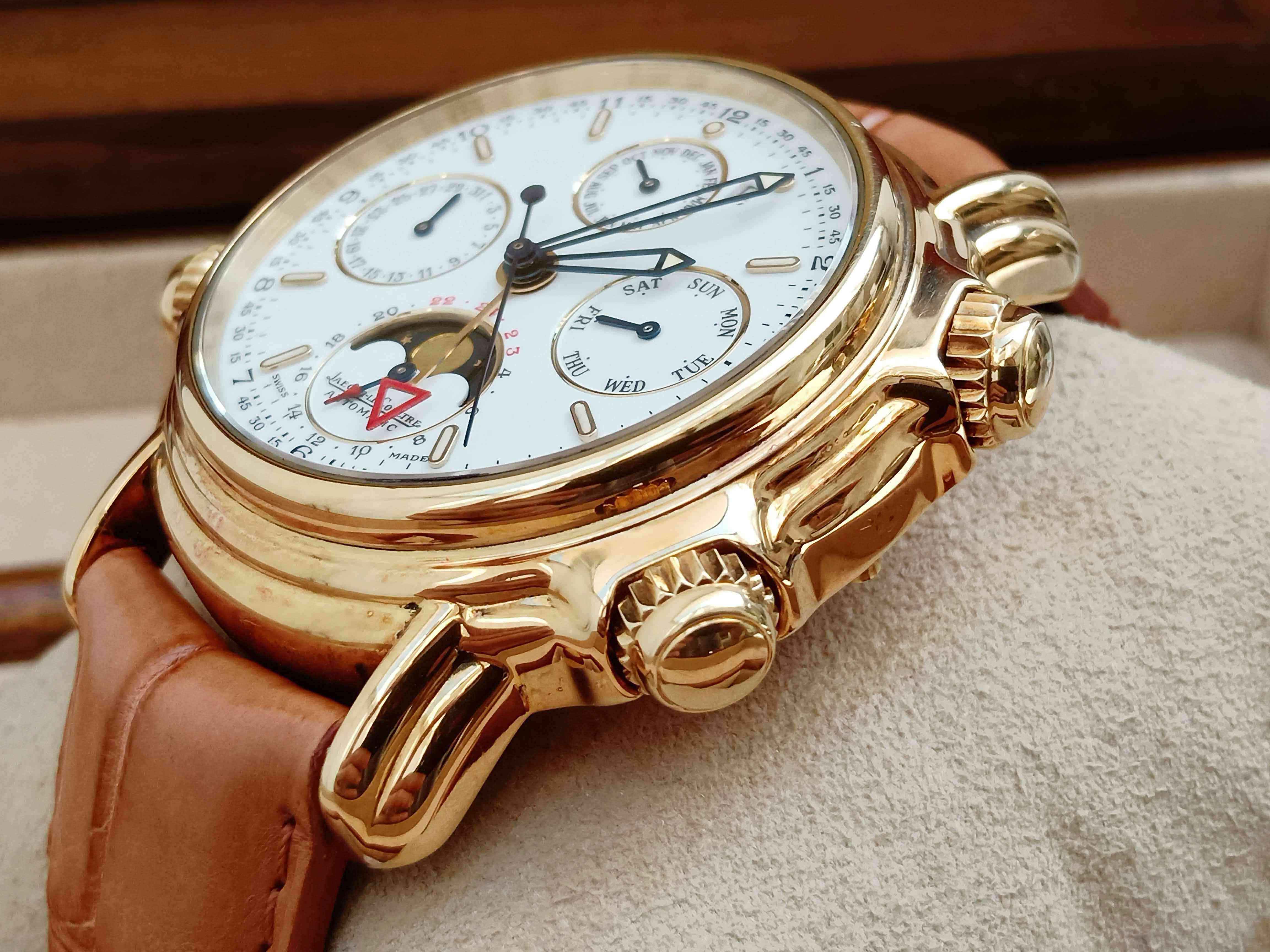 Jaeger LeCoultre Reveil Grande Perpetual Calendar Alarm 18K Rose Gold