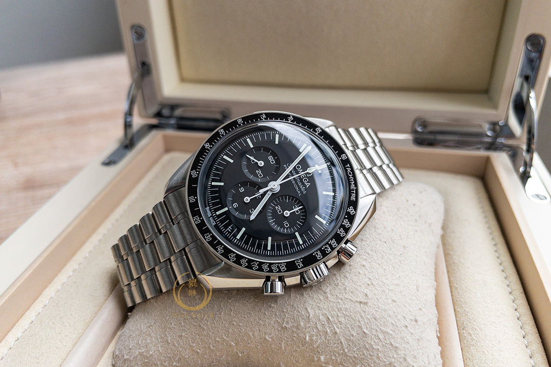 “ของใหม่” Omega Speedmaster 3861 Moonwatch Hesalite