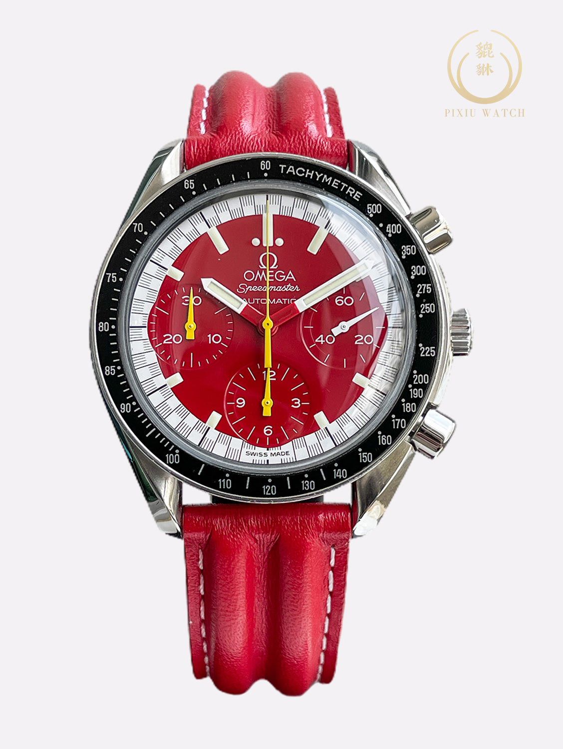 Omega Speedmaster Reduced Racing Red Dial Michael Schumacher