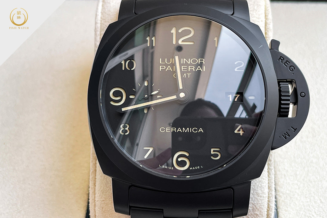 Panerai 438 Tuttonero Luminor 1950 3 Days GMT Ceramica