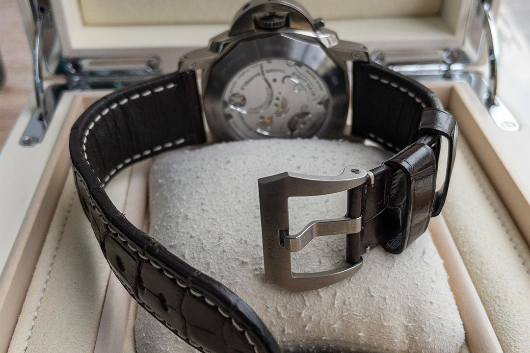 Panerai Luminor 1950 PAM00275 8 Days Chrono Monopulsante GMT Titanium