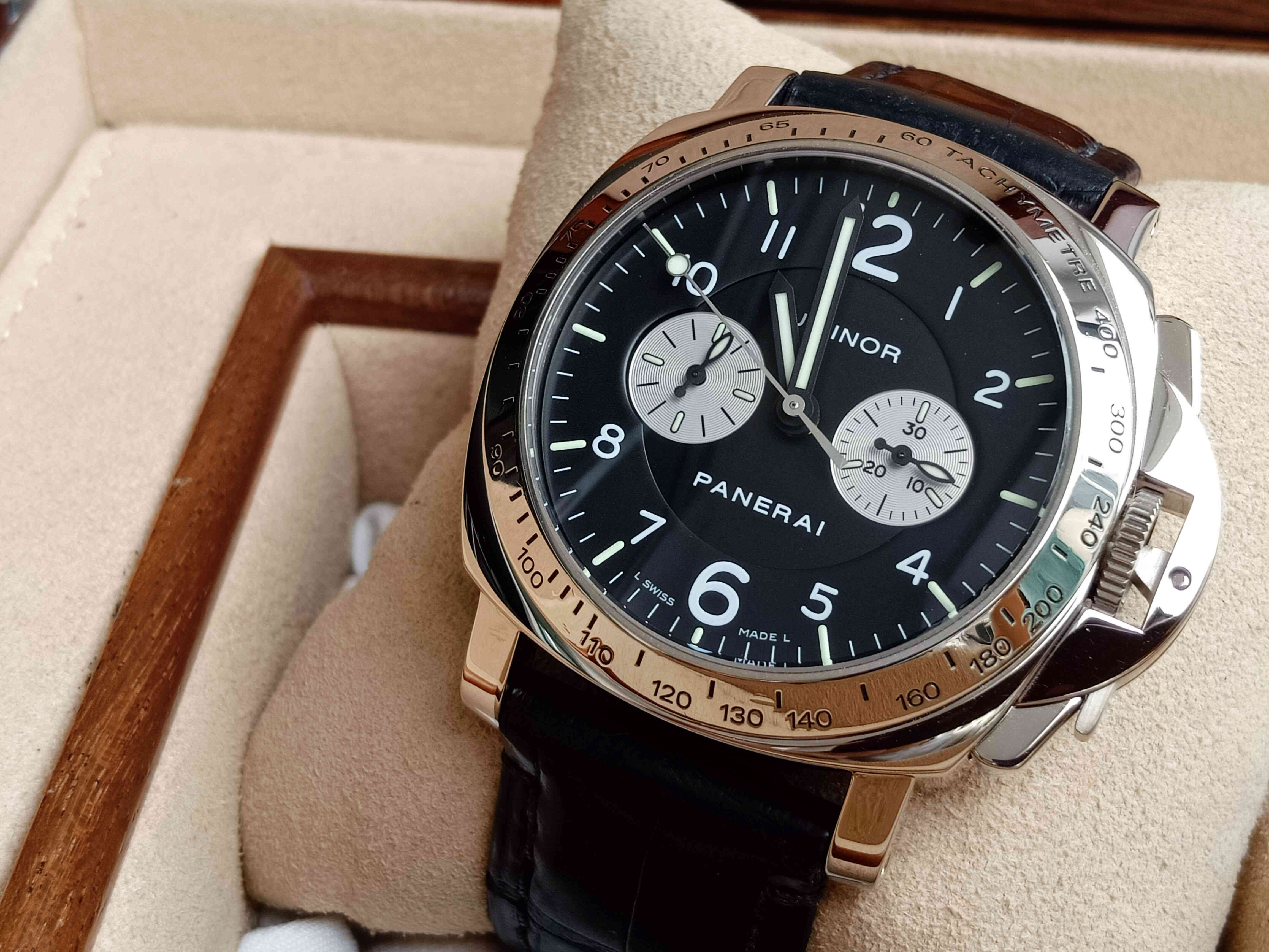 Panerai Luminor Chrono White Gold PAM00189