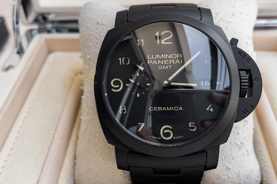 Panerai Luminor 1950 PAM00438 Tuttonero 3 Days GMT Ceramica