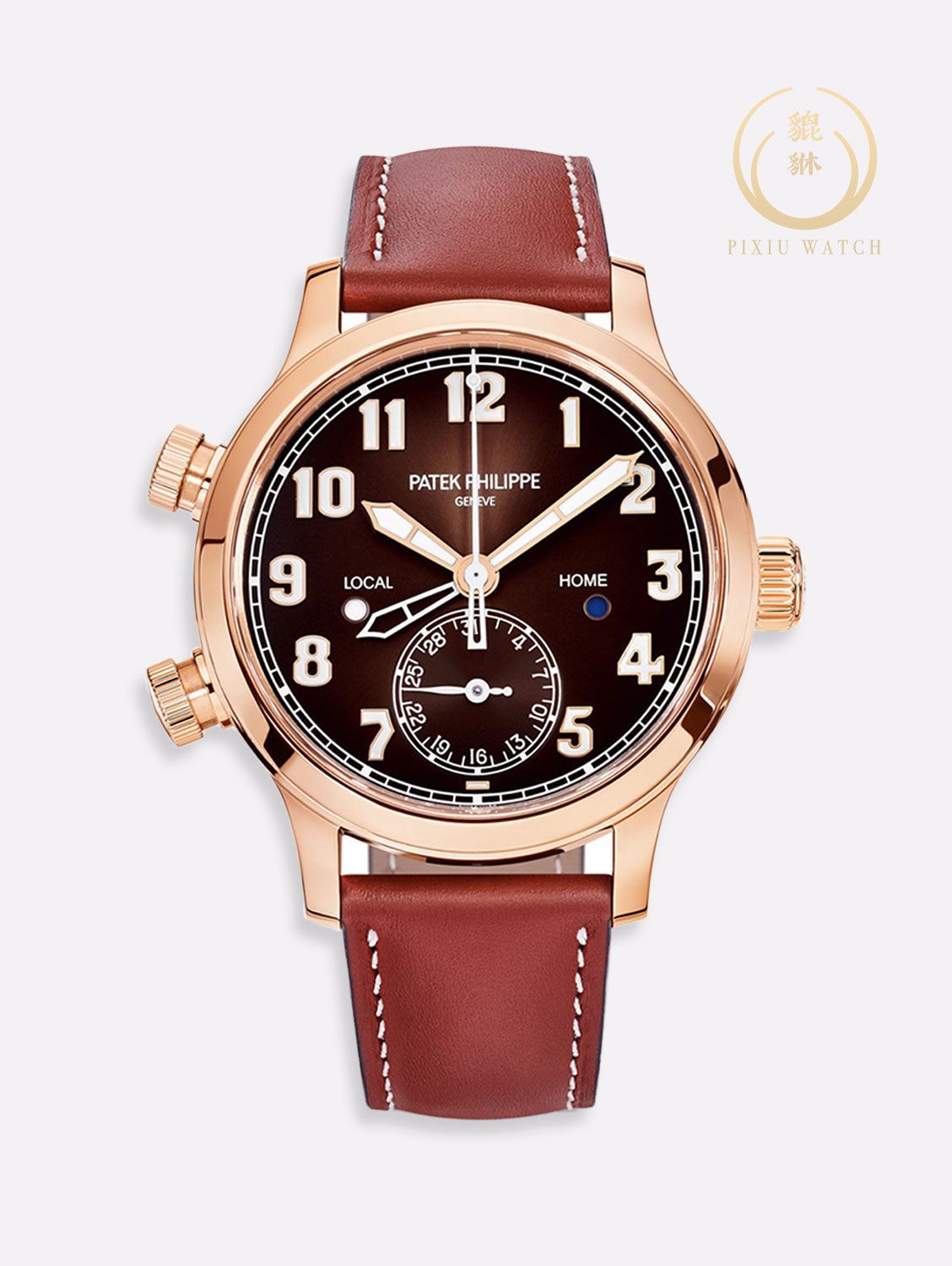 “ของใหม่” Patek Philippe Complications Calatrava 7234R Pilot Travel Time Rose Gold