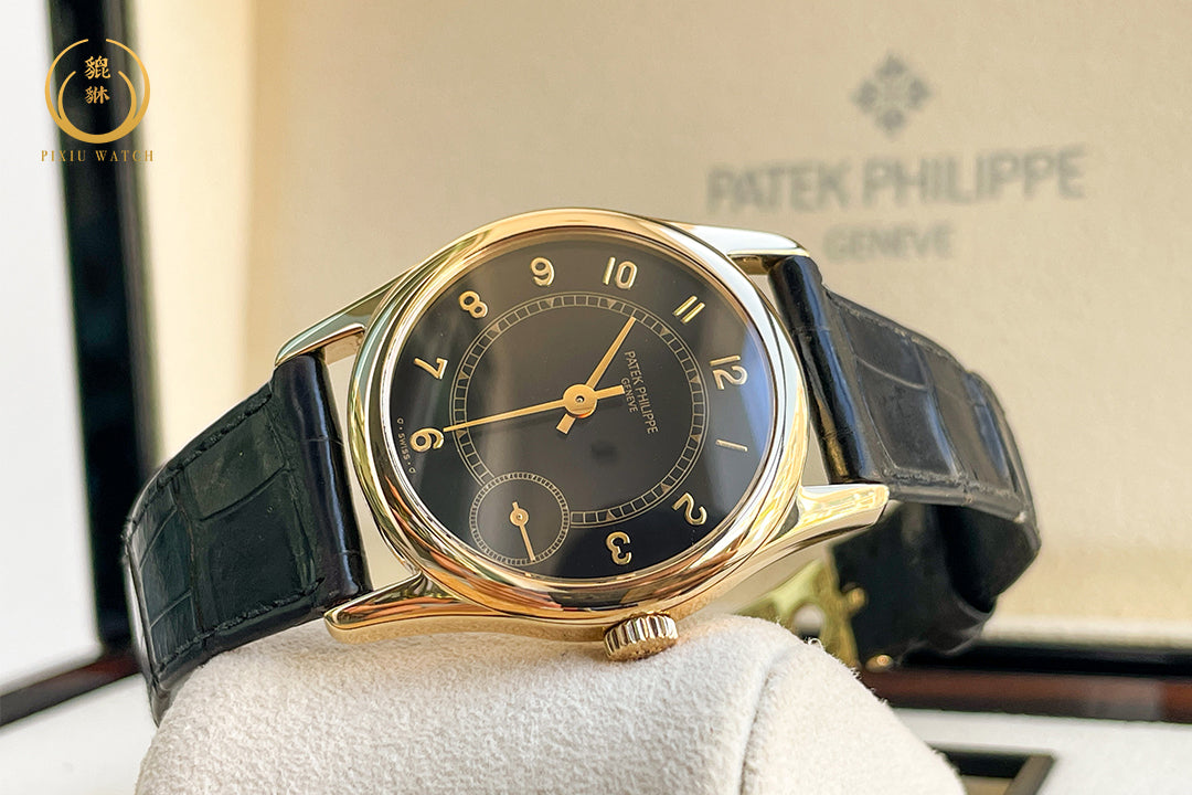 Patek Philippe Calatrava 5000 18K Yellow Gold Black Dial
