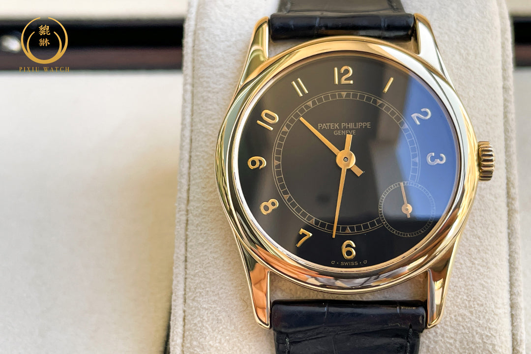 Patek Philippe Calatrava 5000 18K Yellow Gold Black Dial