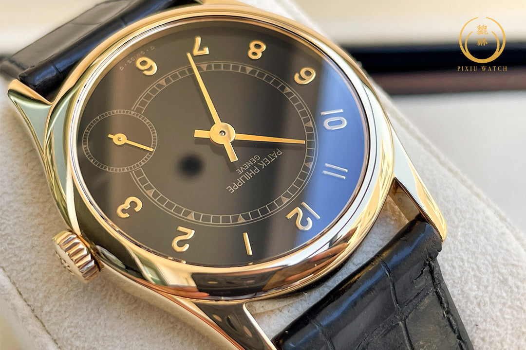 Patek Philippe Calatrava 5000 18K Yellow Gold Black Dial