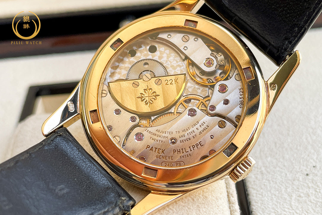 Patek Philippe Calatrava 5000 18K Yellow Gold Black Dial