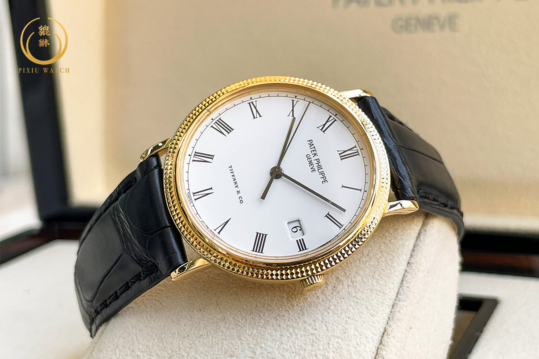 Patek Philippe Calatrava 5120J Tiffany & Co 18K Yellow Gold