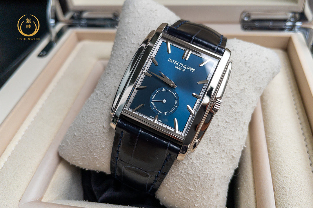 Patek Philippe Gondolo 5124G-011 White Gold Blue Dial