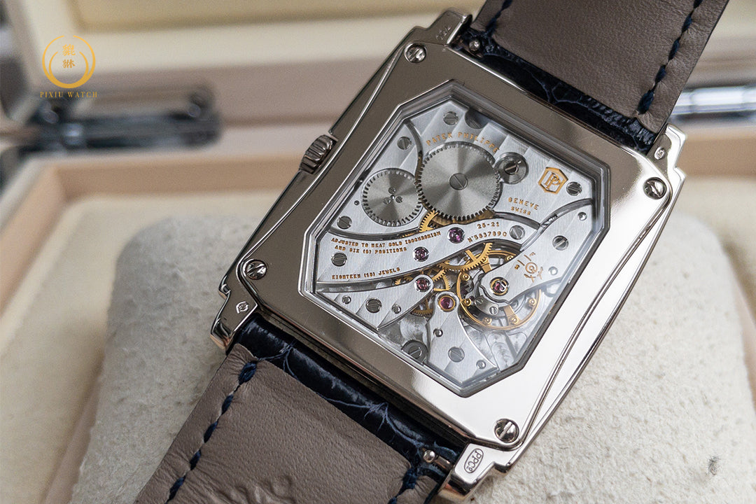 Patek Philippe Gondolo 5124G-011 White Gold Blue Dial