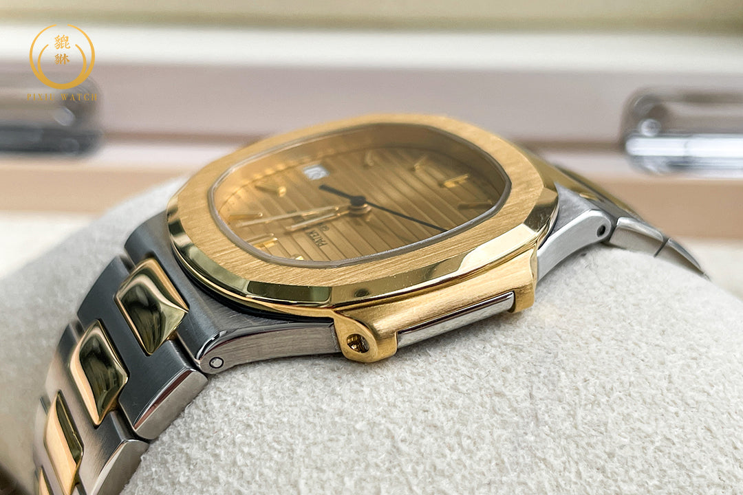 Patek Philippe Nautilus “Boy Size” Steel / 18K Yellow Gold