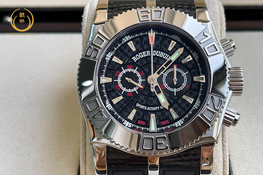 Roger Dubuis EasyDiver Chronograph RD 56 Steel/White Gold