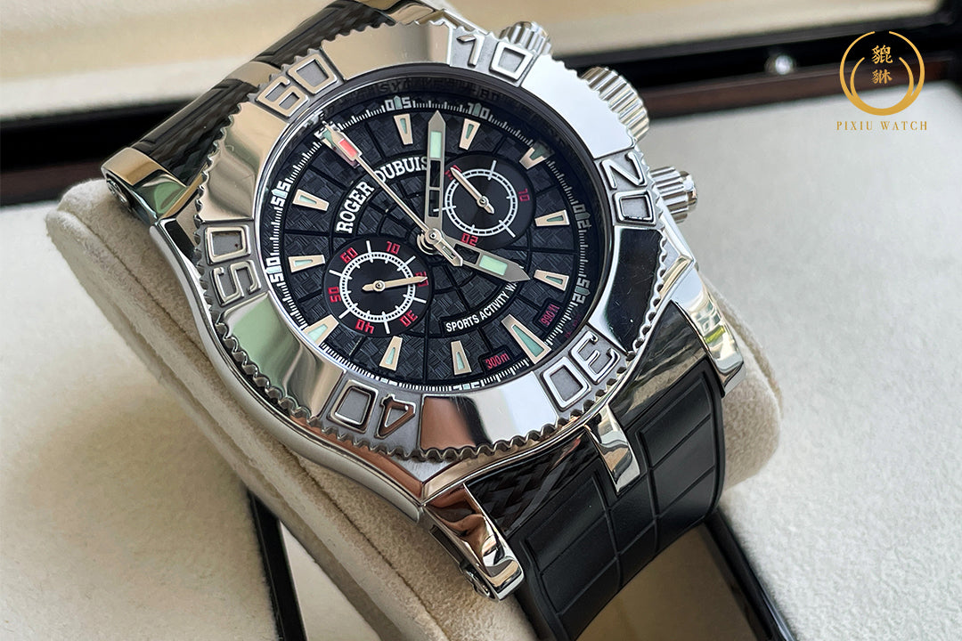 Roger Dubuis EasyDiver Chronograph RD 56 Steel/White Gold