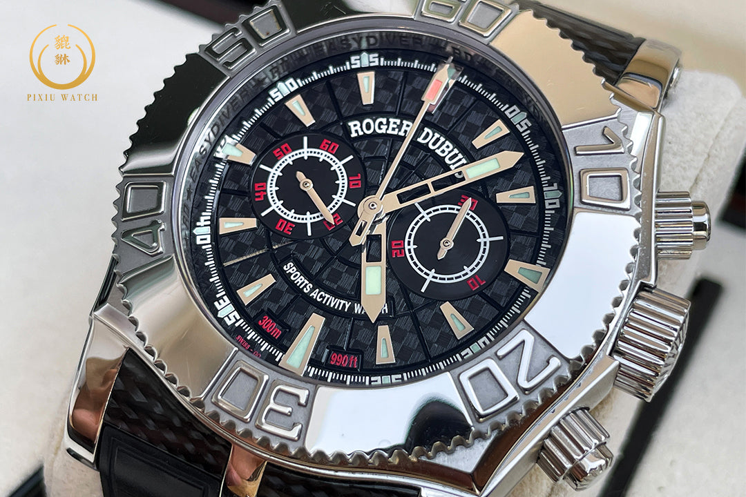 Roger Dubuis EasyDiver Chronograph RD 56 Steel/White Gold